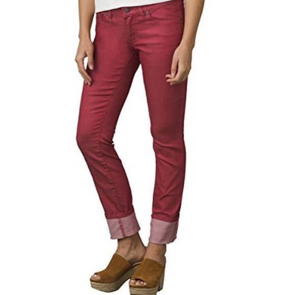 Prana Denim - prAna KARA JEANS Organic Dark Mauve Slightly Skinny Women  12/31